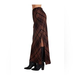 (New) Bella Dahl Plaid Maxi Skirt- XS